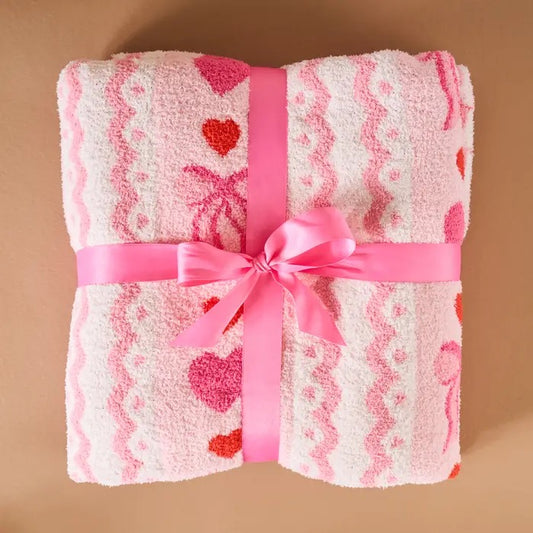 Oh So Lovely Cozy Dreams Pink Blanket
