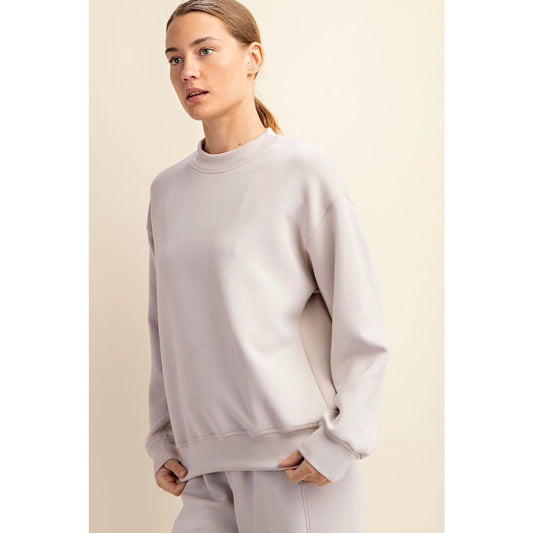 Scuba Mock Neck Pullover