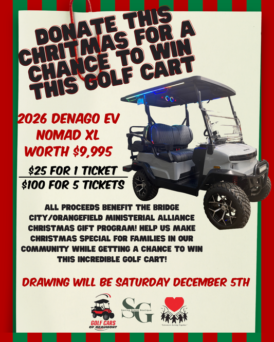 2026 Golf Cart Raffle Ticket