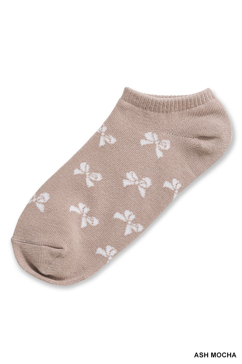 Ribbon Bow Ankle Socks
