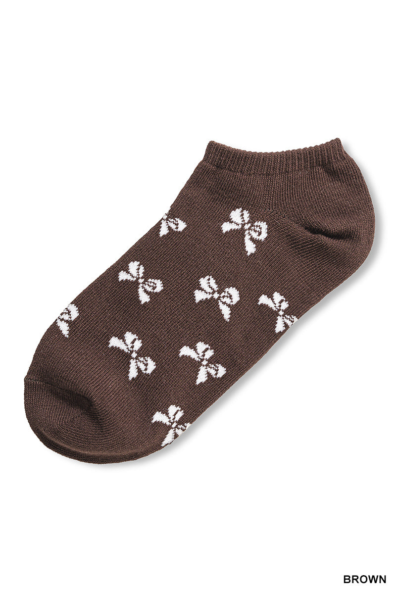 Ribbon Bow Ankle Socks