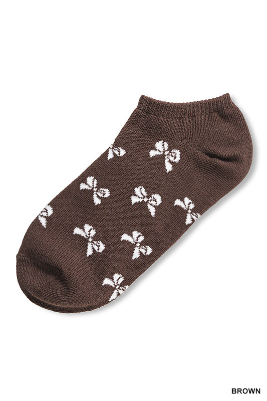 Ribbon Bow Ankle Socks