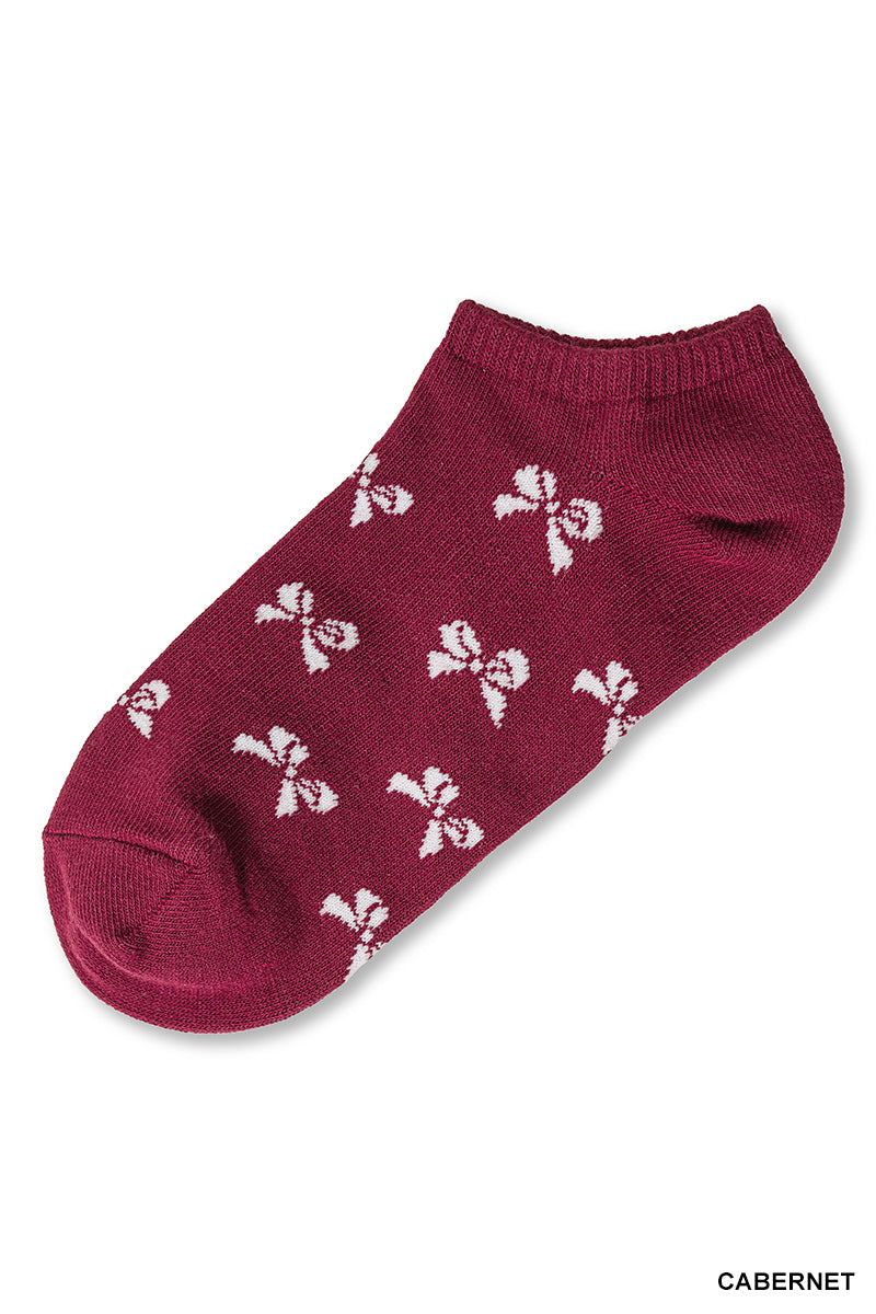 Ribbon Bow Ankle Socks