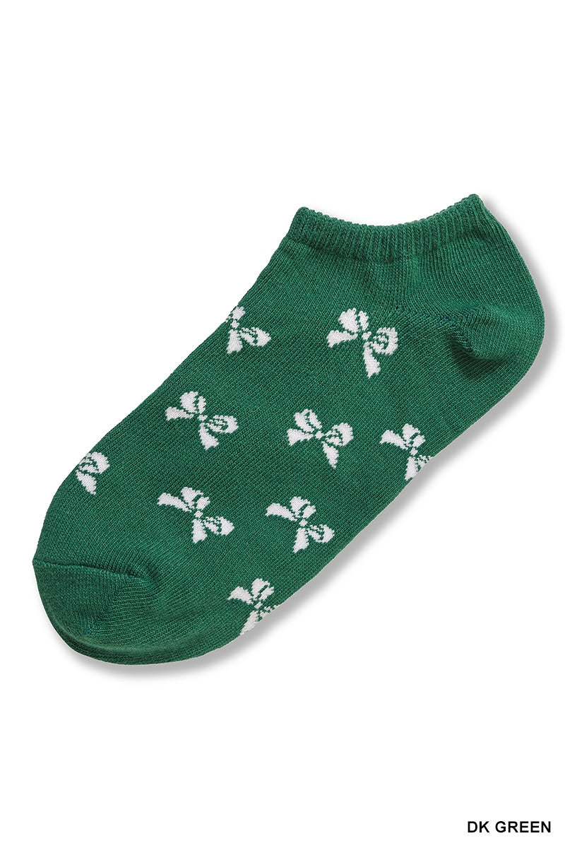 Ribbon Bow Ankle Socks