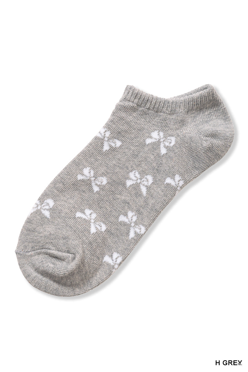 Ribbon Bow Ankle Socks