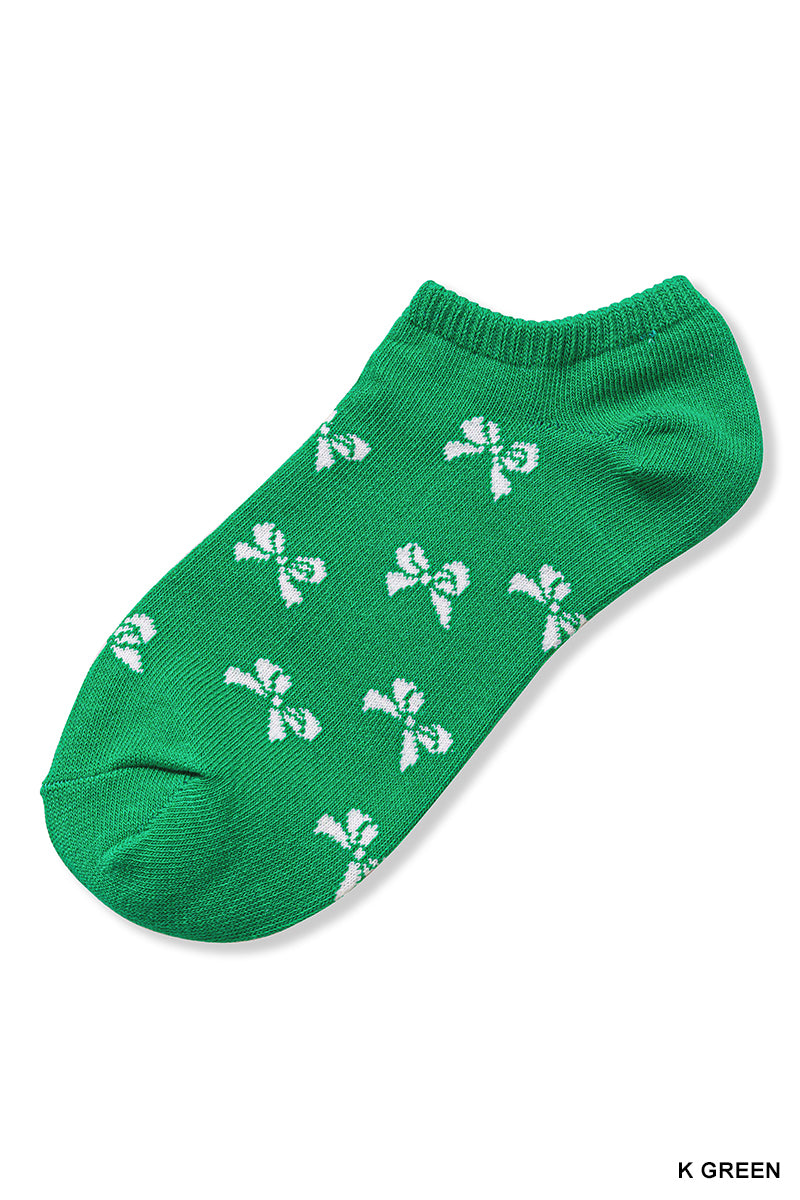 Ribbon Bow Ankle Socks