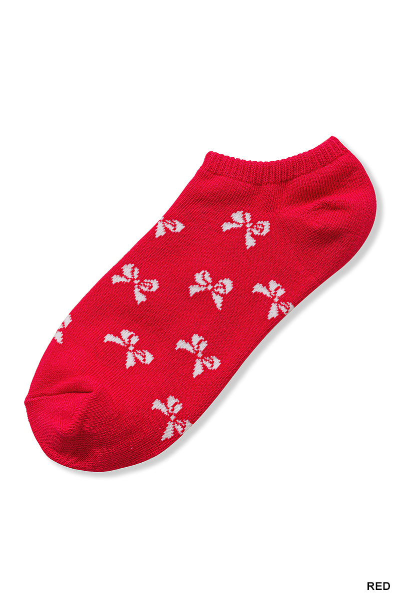 Ribbon Bow Ankle Socks