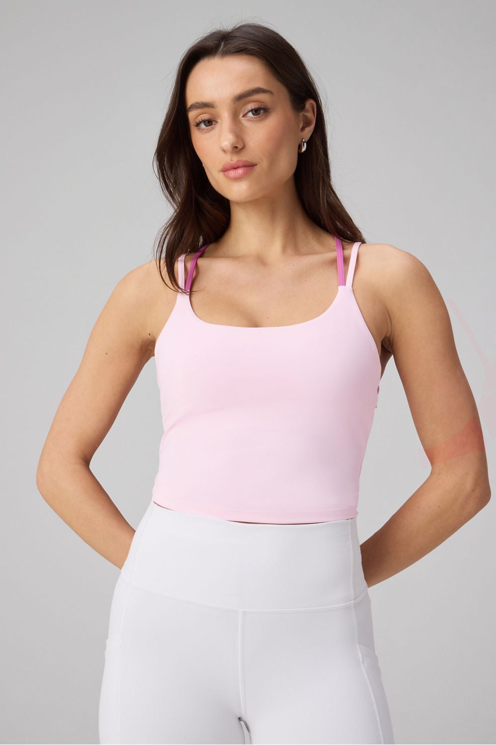 Fabletics Principal Built-In Bra TankSoft Pink/Wanderlust Pink