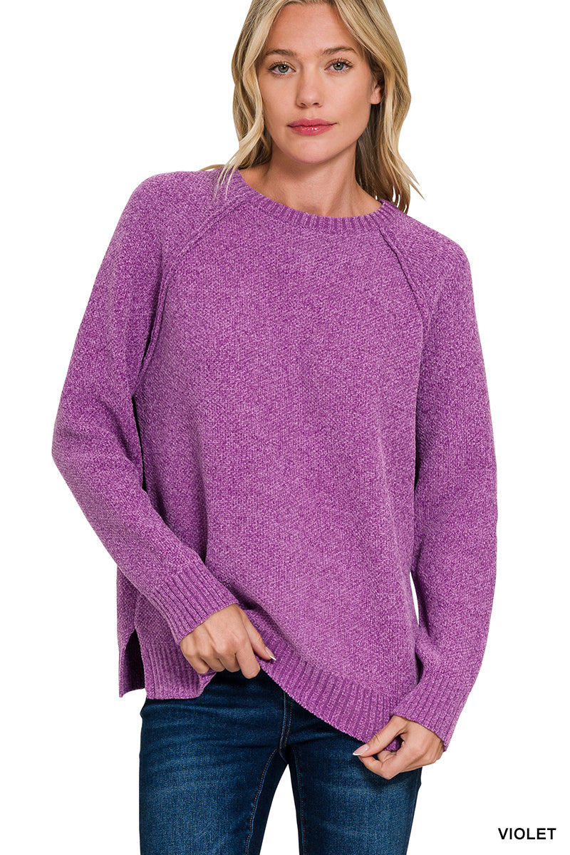 Chenile Raglan Sweater