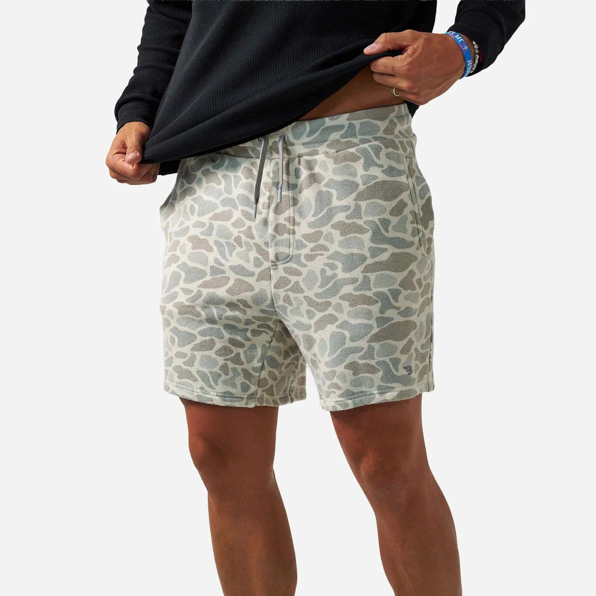 Burlebo Vintage Washed Shorts - Classic Deer Camo