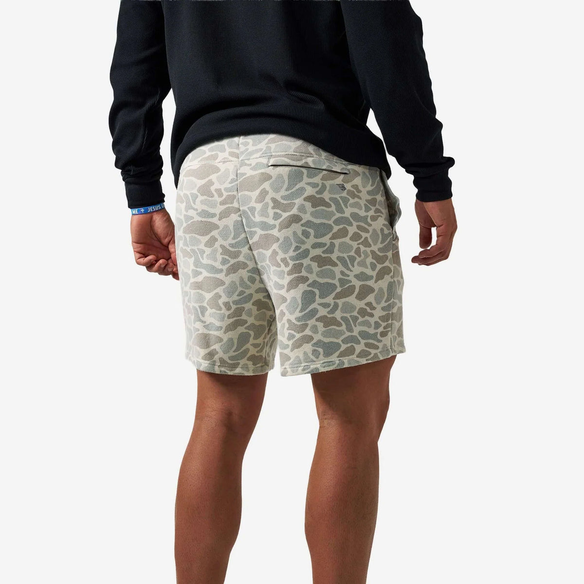 Burlebo Vintage Washed Shorts - Classic Deer Camo