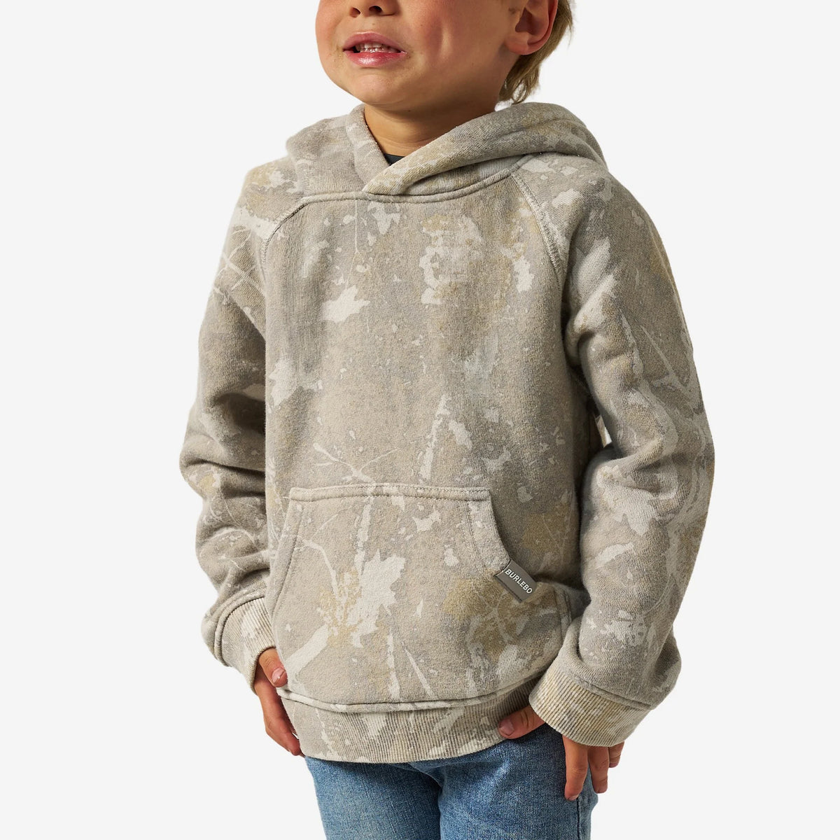 Burlebo Youth Vintage Washed Hoodie - Drifter Camo
