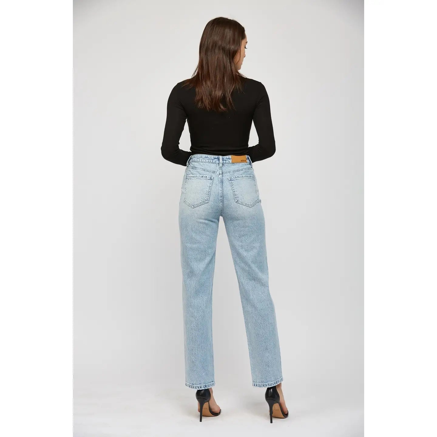 Mica High Rise Straight Leg Jeans