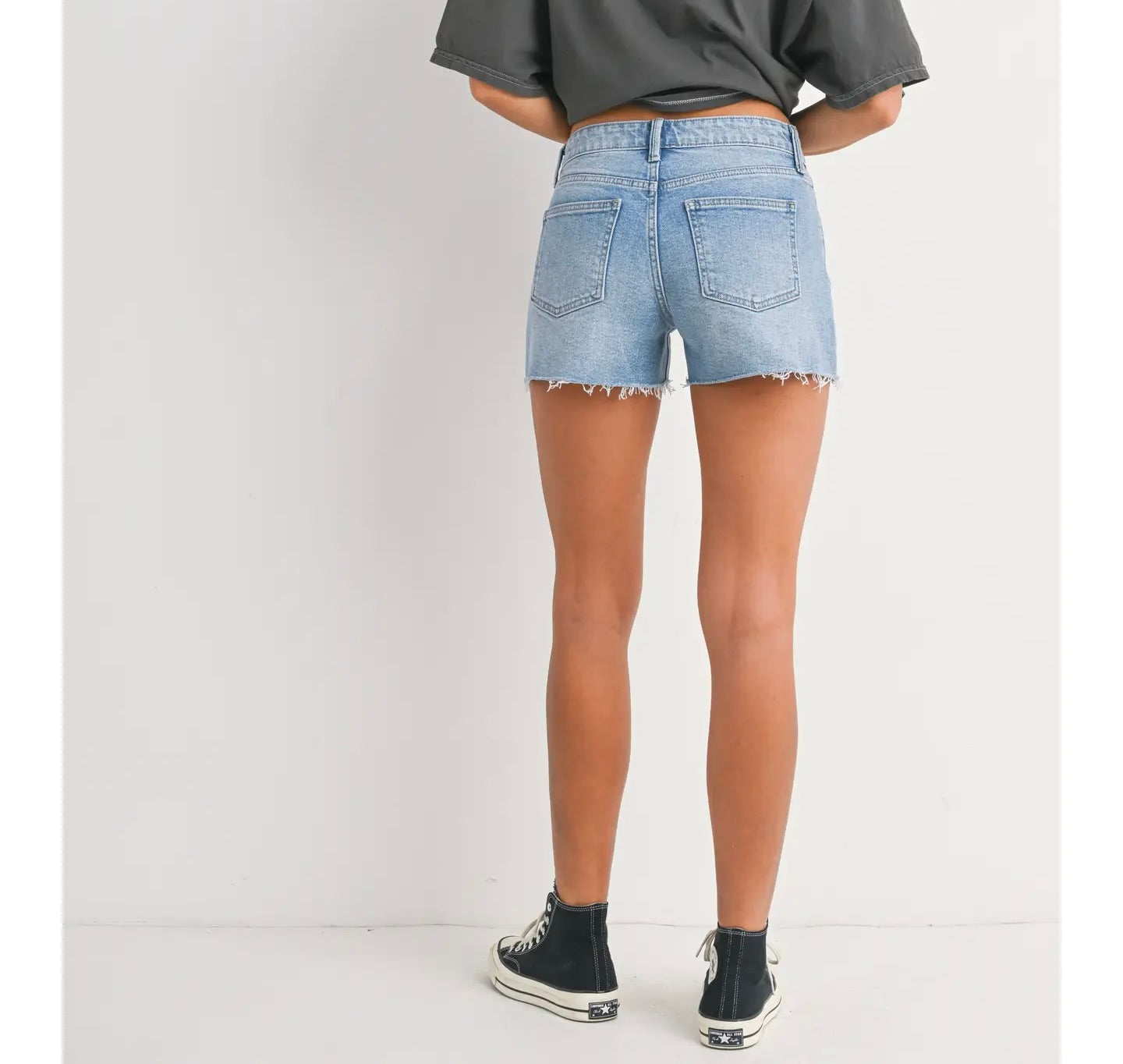 Jordan Mid Rise Cut Off Shorts