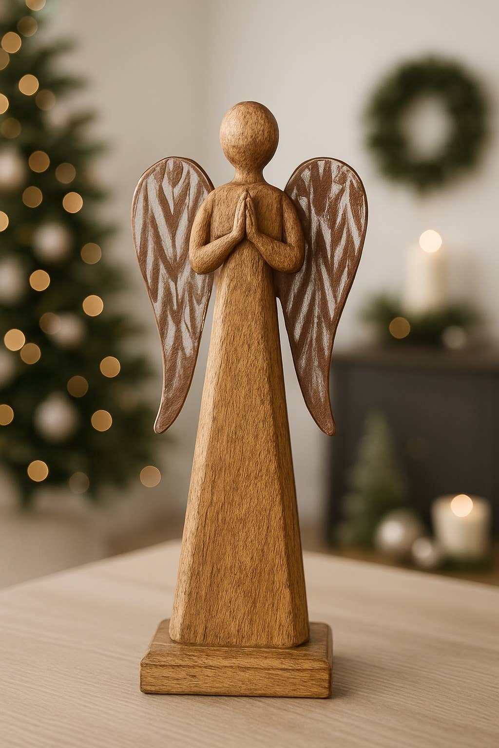 Angel With Striated Wings