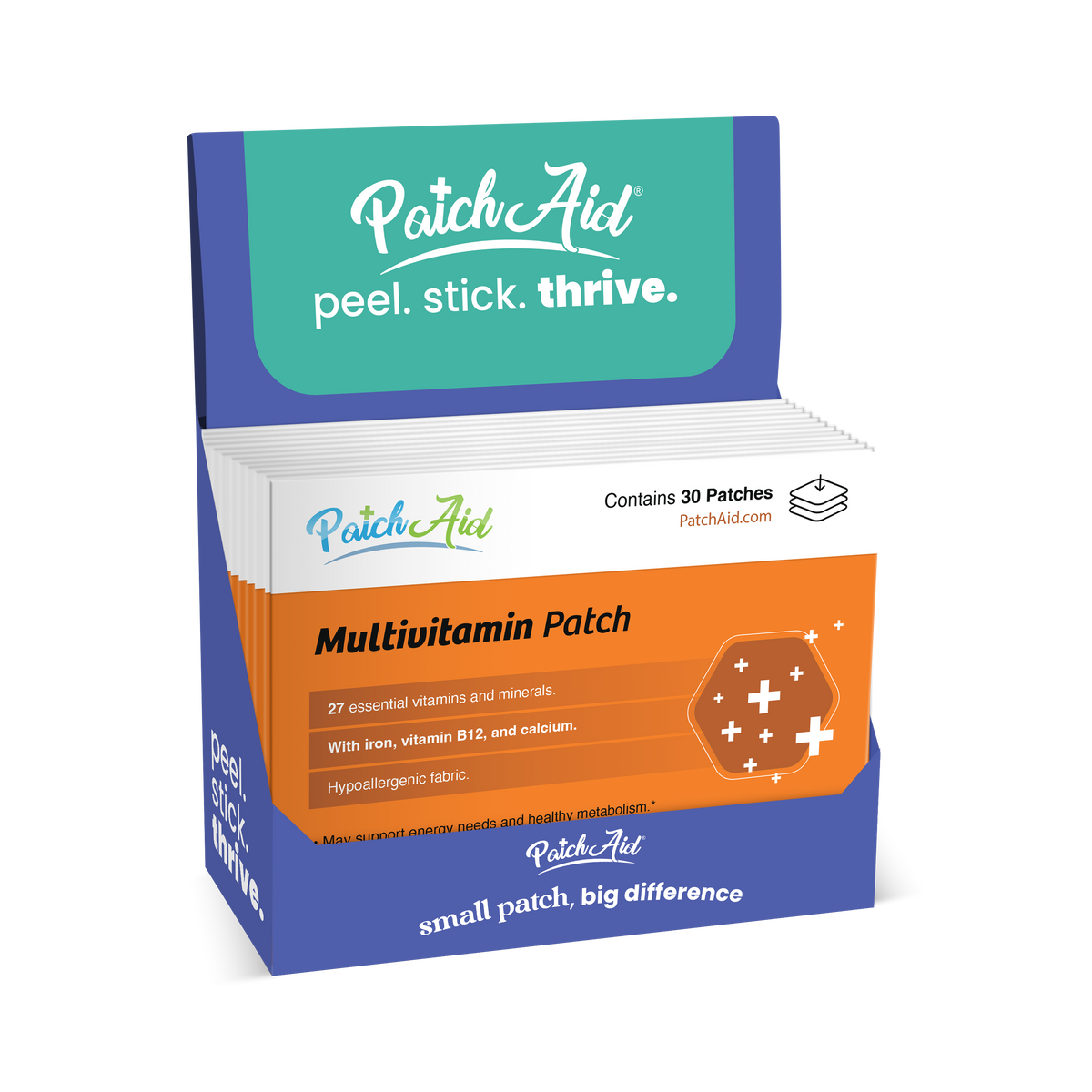 PatchAid MultiVitamin Plus Patch - Daily Vitamins & Mineral Support