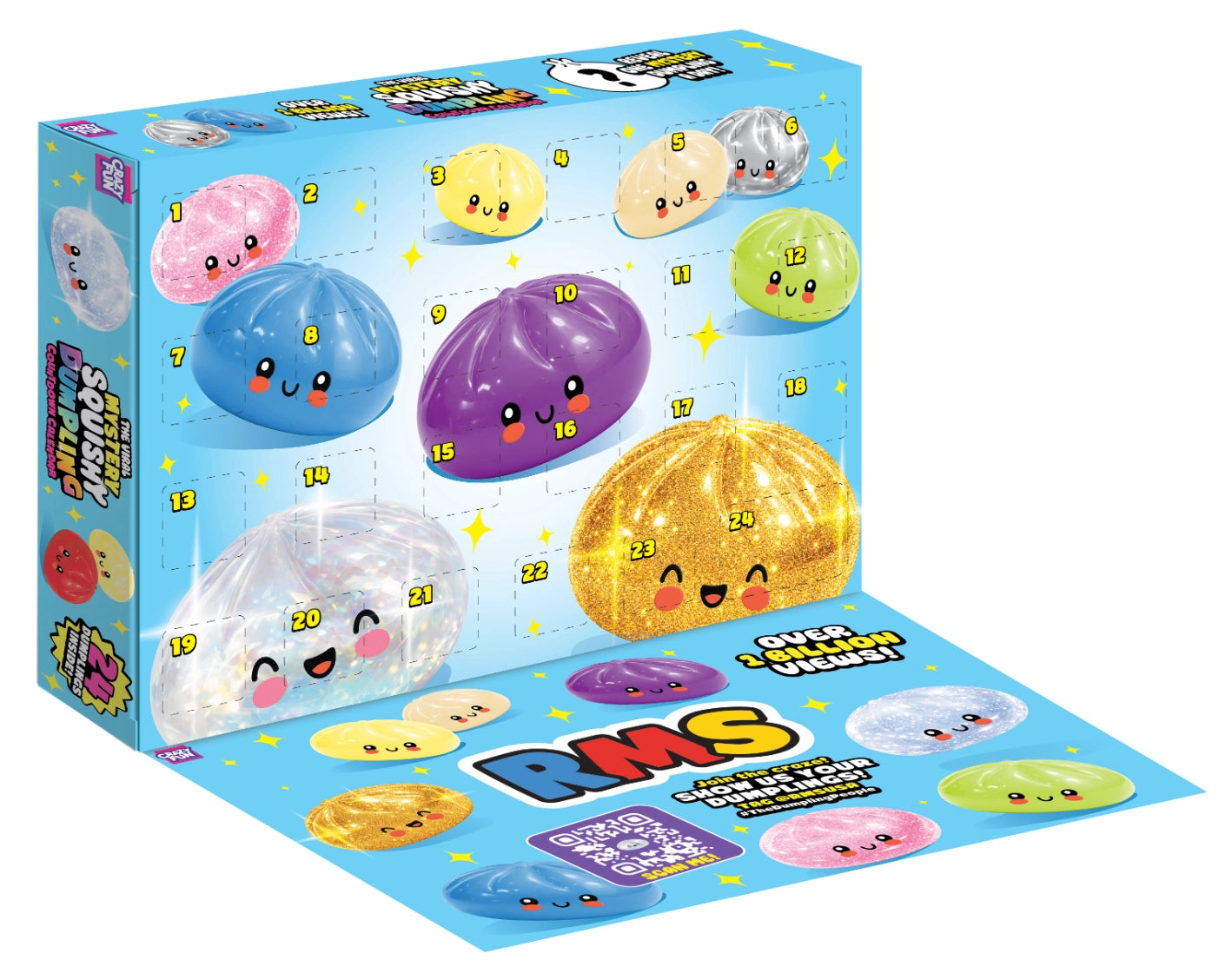 PRE-SALE Crazy Fun™ Dumpling Advent Squishy Calendar 24pc (AUTHENTIC)