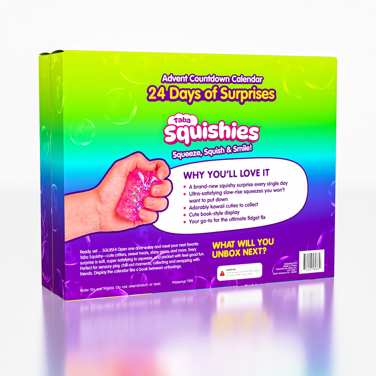 PRE-SALE Taba Squishies® Fidget Toys 24-Day Advent Calendar (24pc)