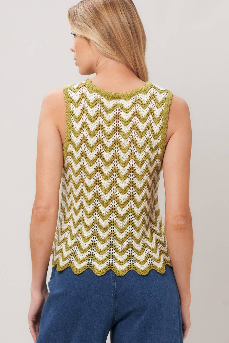 A Crochet Knit Top
