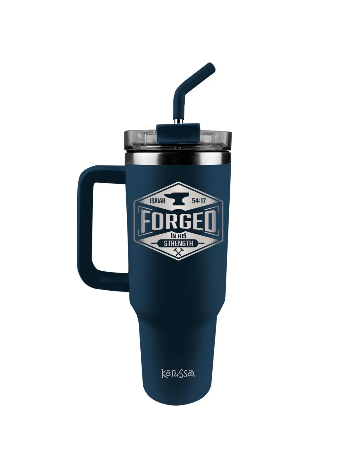 Forged in His Strength 40oz Tumbler