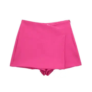 Solid Color Skort