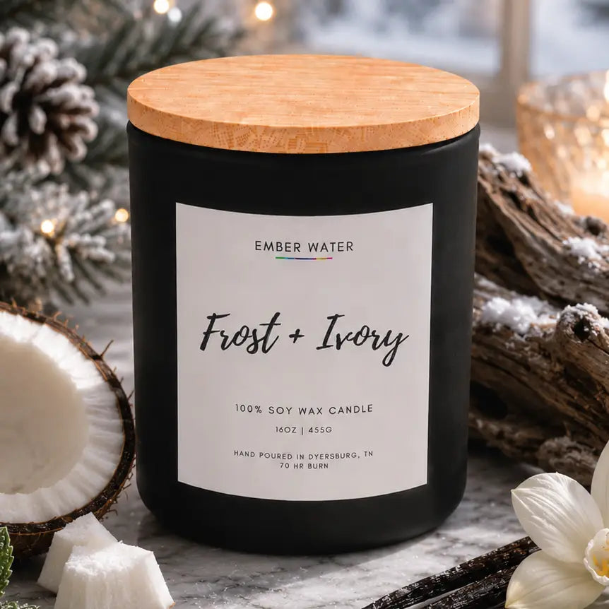Ember Water 16 oz Candle