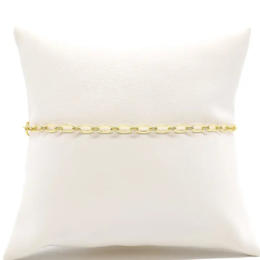 Gold Christie Chain Charm Bracelet