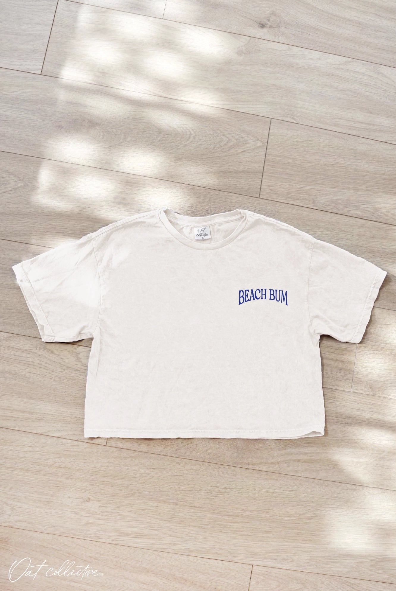 Beach Bum Cropped Mineral Wash