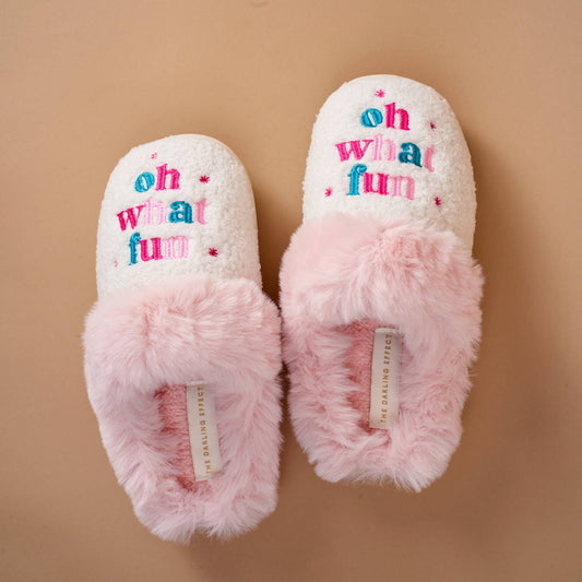 Dreamy Daze Slippers-Oh What Fun