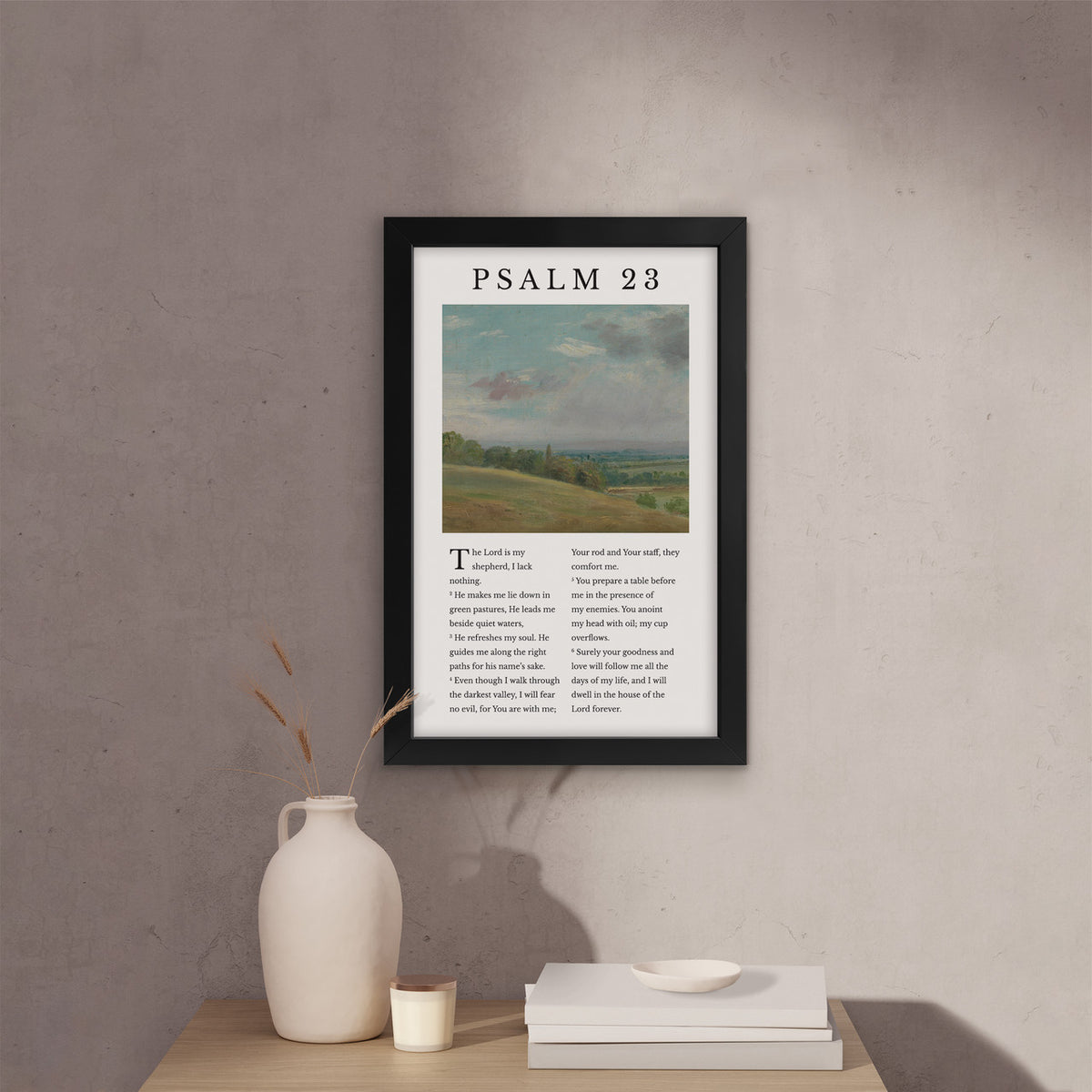 Book Art - Psalm 23
