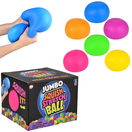 6" Jumbo Squish and Stretch Yummy Ball