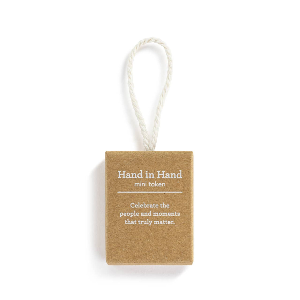 Hand in Hand Cross Mini Token - 1in