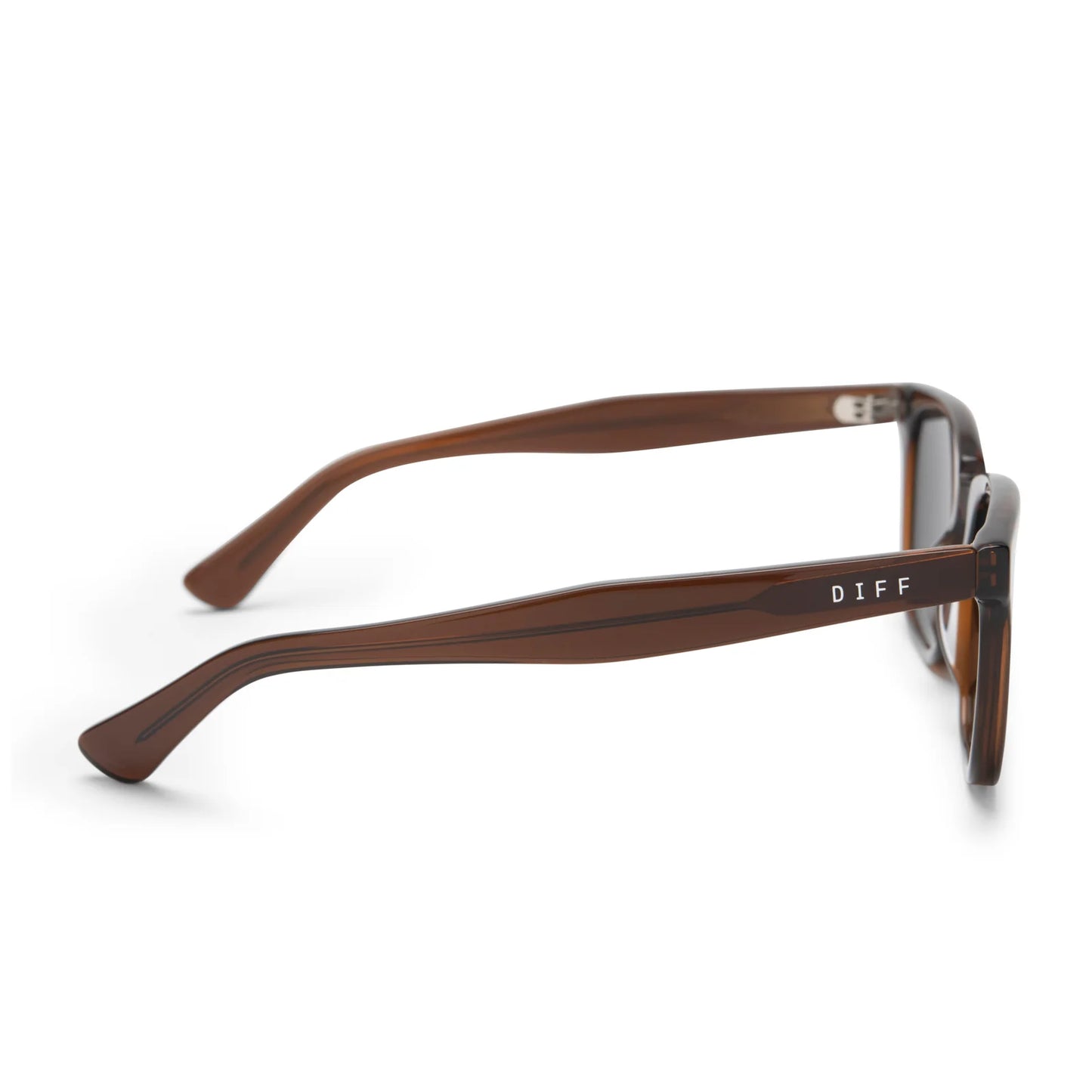 Diff Colton Whiskey+Grey Polarized Sunglasses