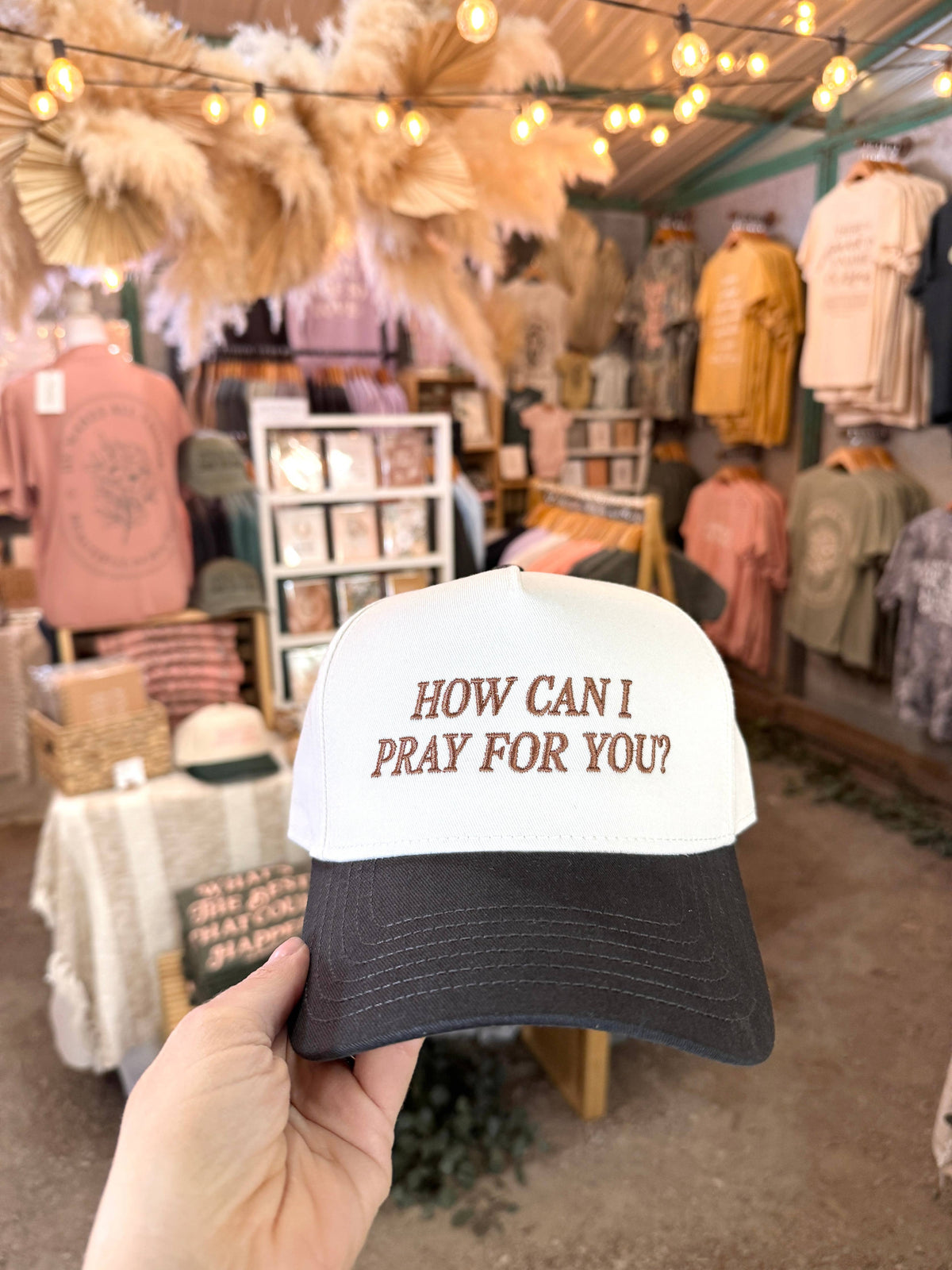 How Can I Pray For You Christian Trucker Hat