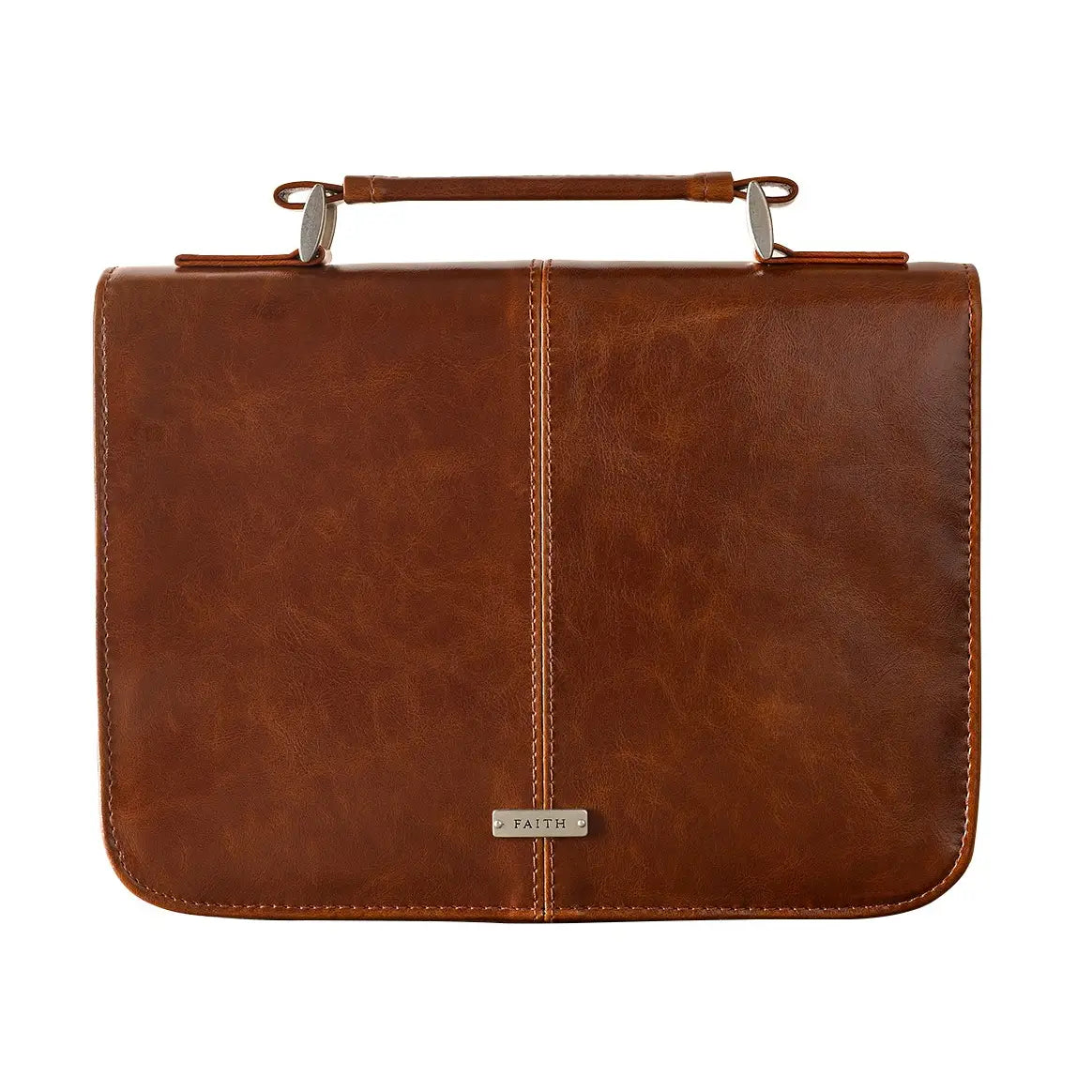 Bible Cover Classic Brown Faith Badge