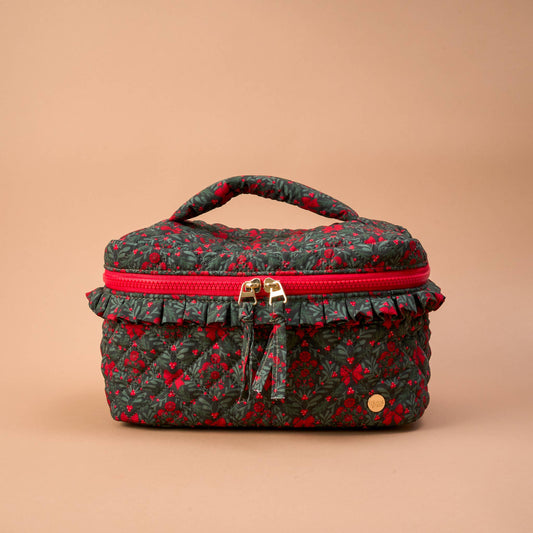 Glam & Go Quilted Cosmetic Bag-A Merry Moment