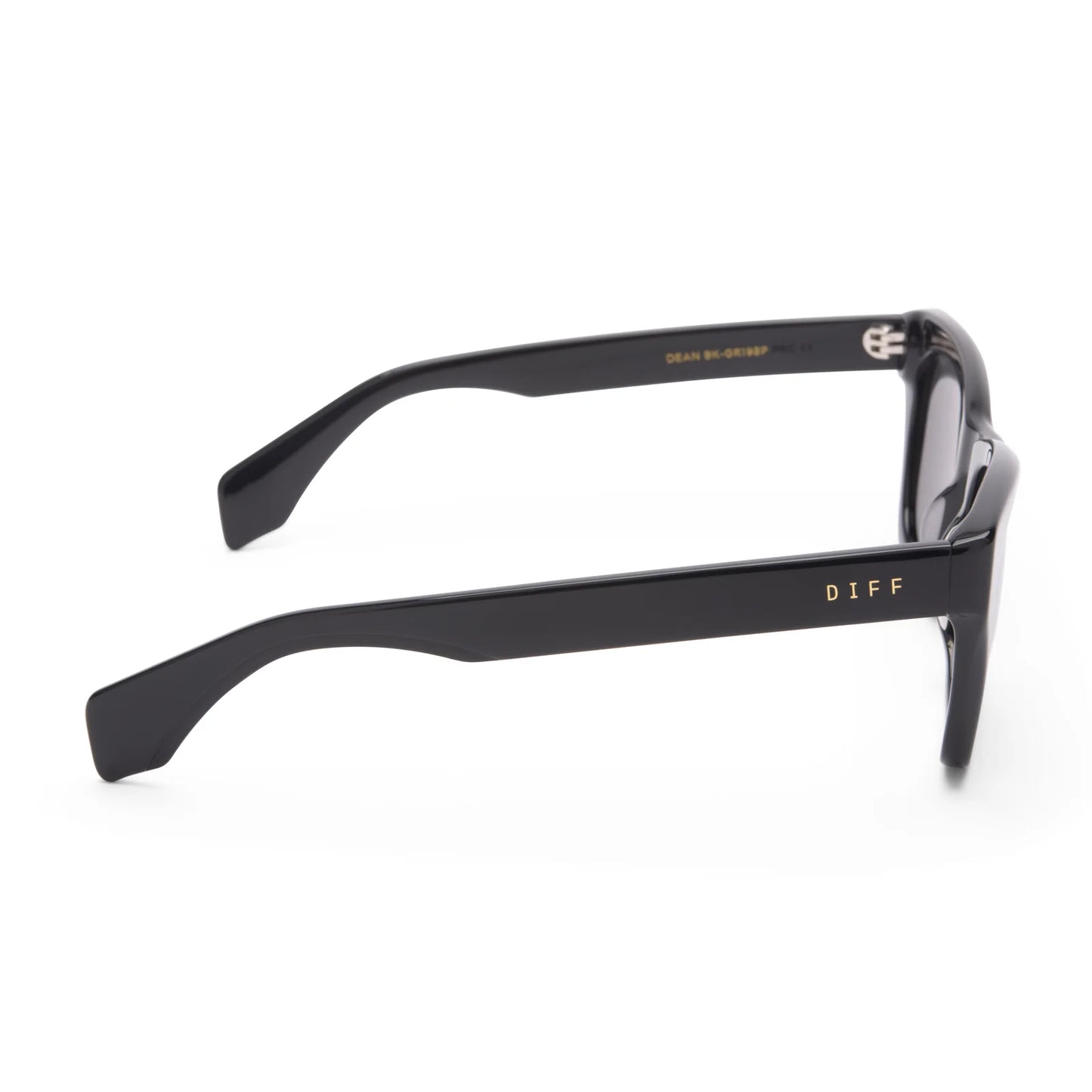 Diff Dean - Black +Grey Polarized Sunglasses