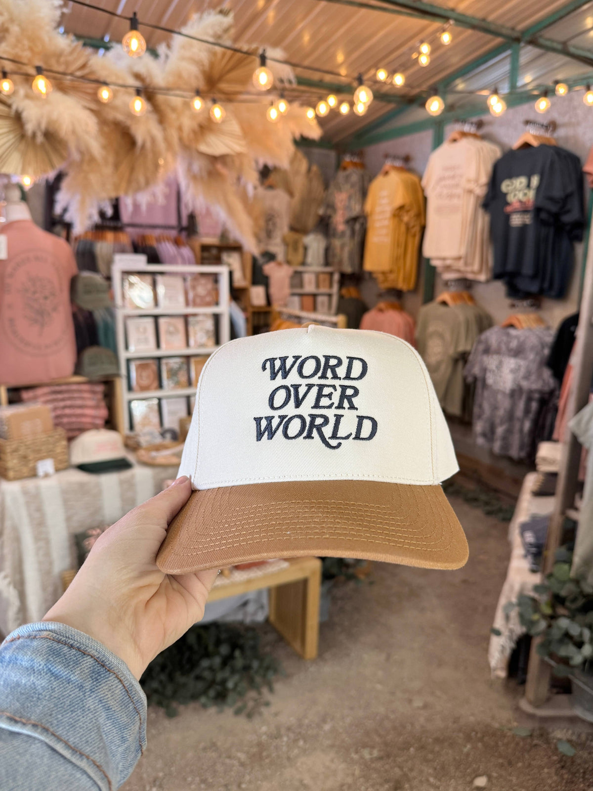 Word Over World Christian Trucker Hat