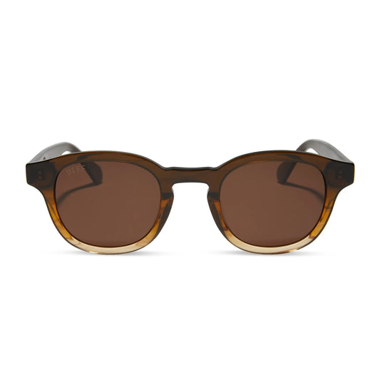 Diff Arlo XL Mocha Brown Polarized Sunglasses