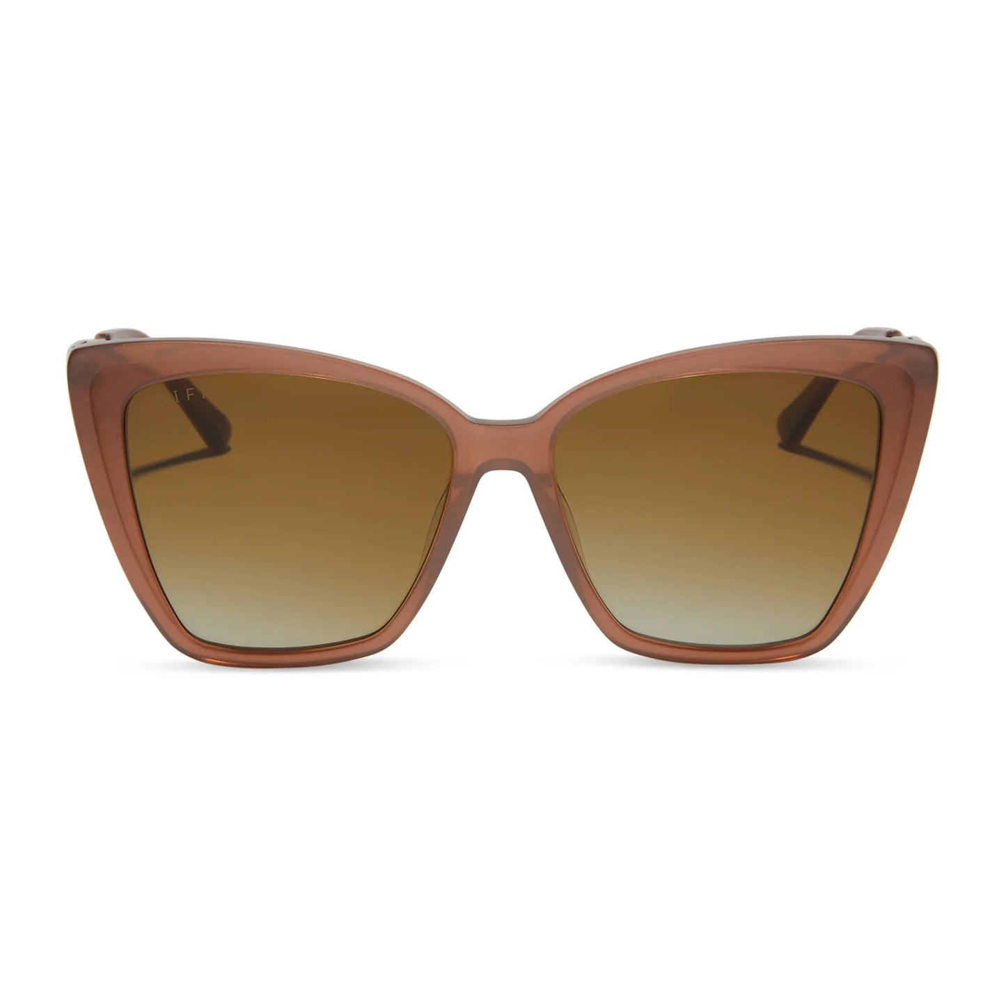 Diff Beck II Macchiato+brown Gradient Polarized Sunglasses