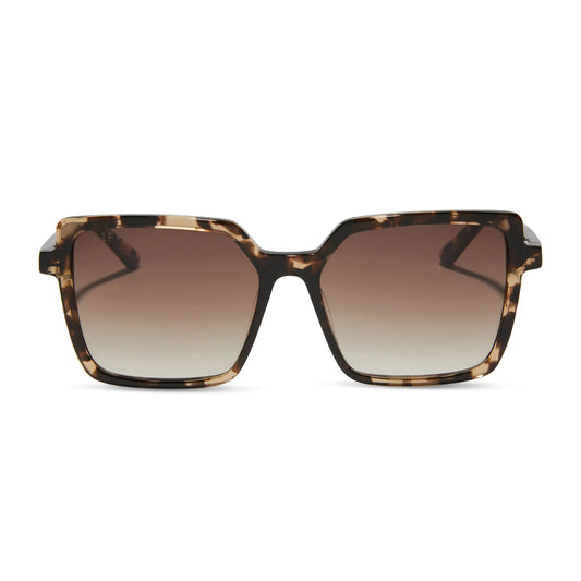 Diff Esme - Espresso Tort+Brown Gradient Sunglasses