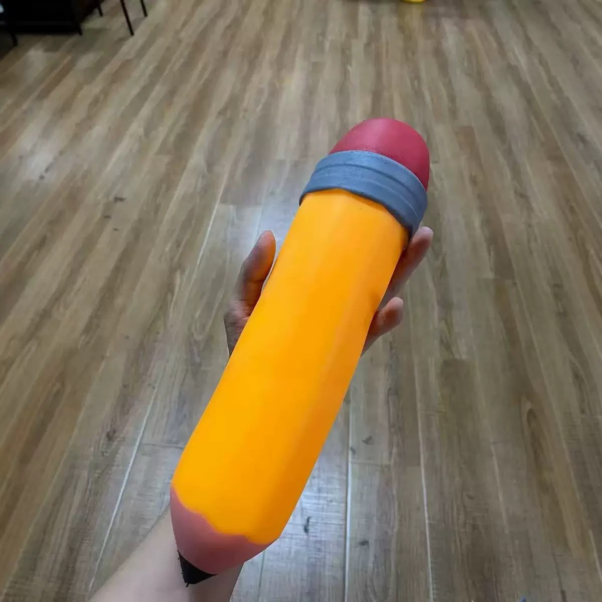 Back-To-School Yellow Jumbo Pencil Squishy