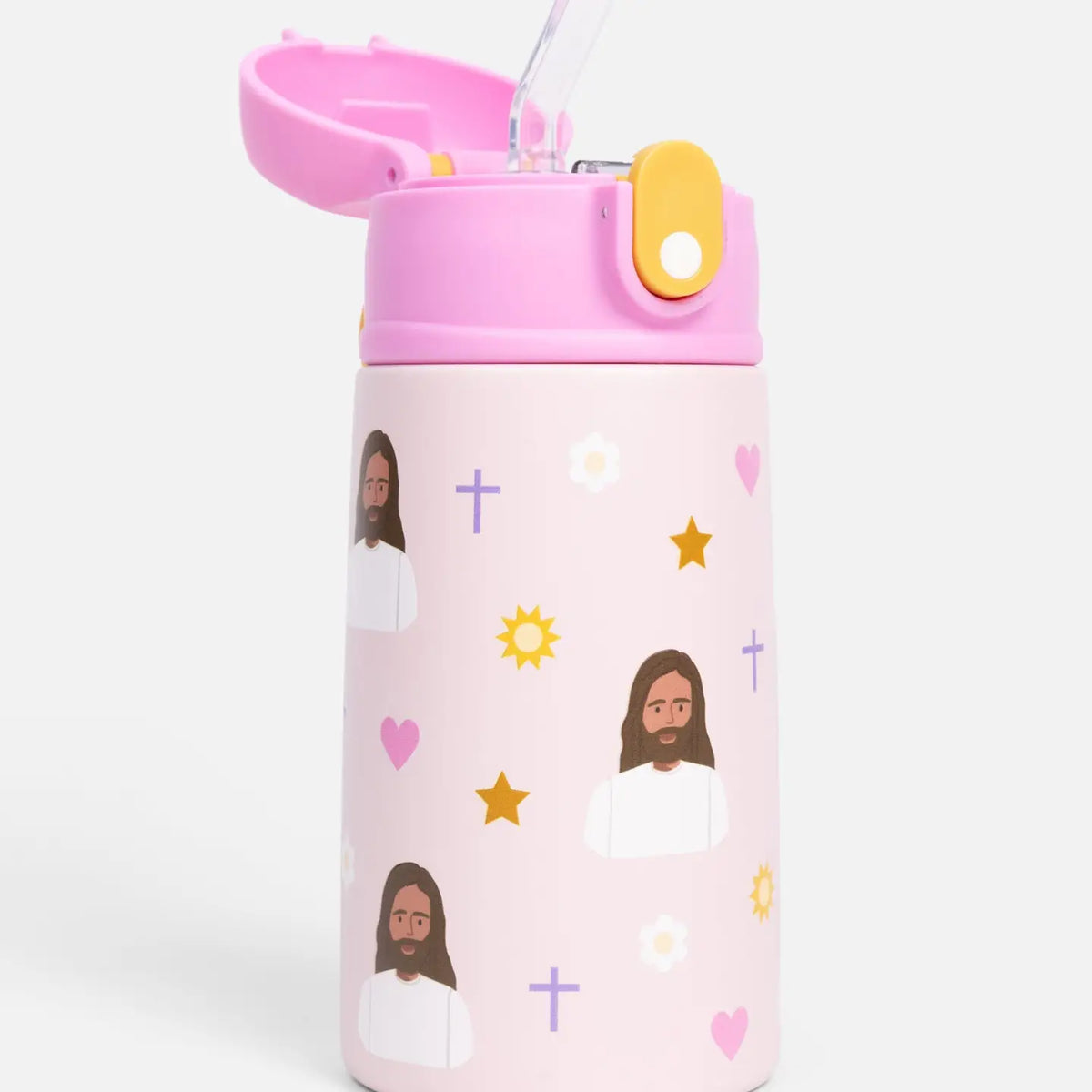 Jesus Water Bottle – 13.5oz Stainless Steel (2 Colors)