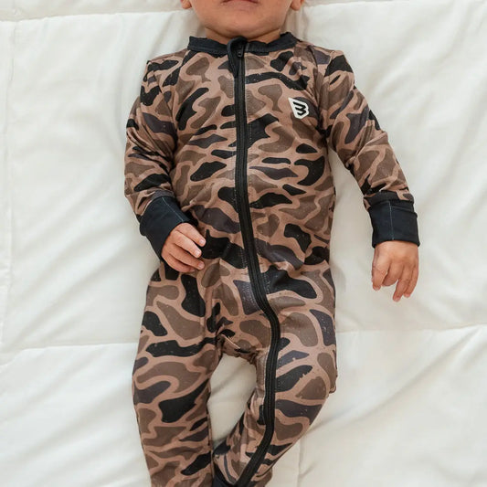 Burlebo Baby Zip Up - Gauge Camo