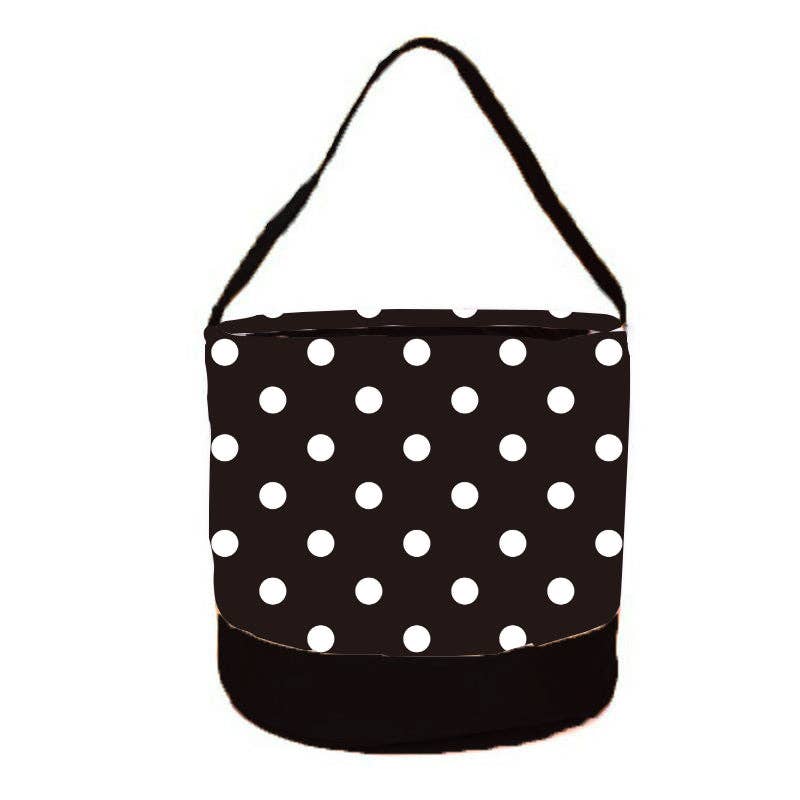 Polka Dot Round Storage Bin