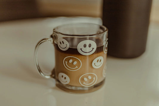 Smiley Glass Mug