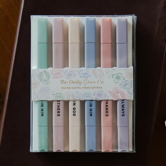 Muted Pastel Highlighters