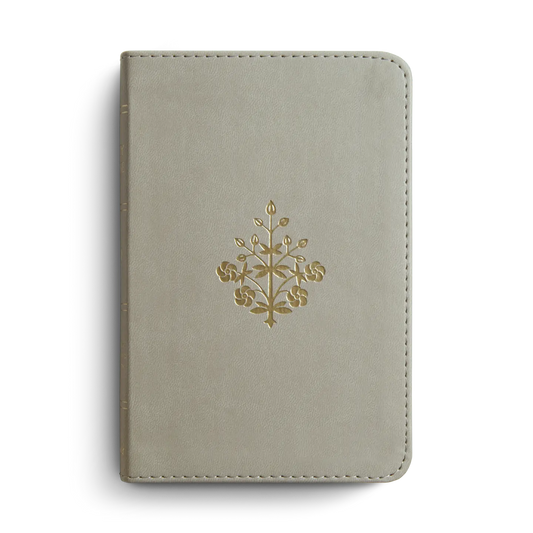 Esv Compact Bible, Trutone®, Stone, Branch Design