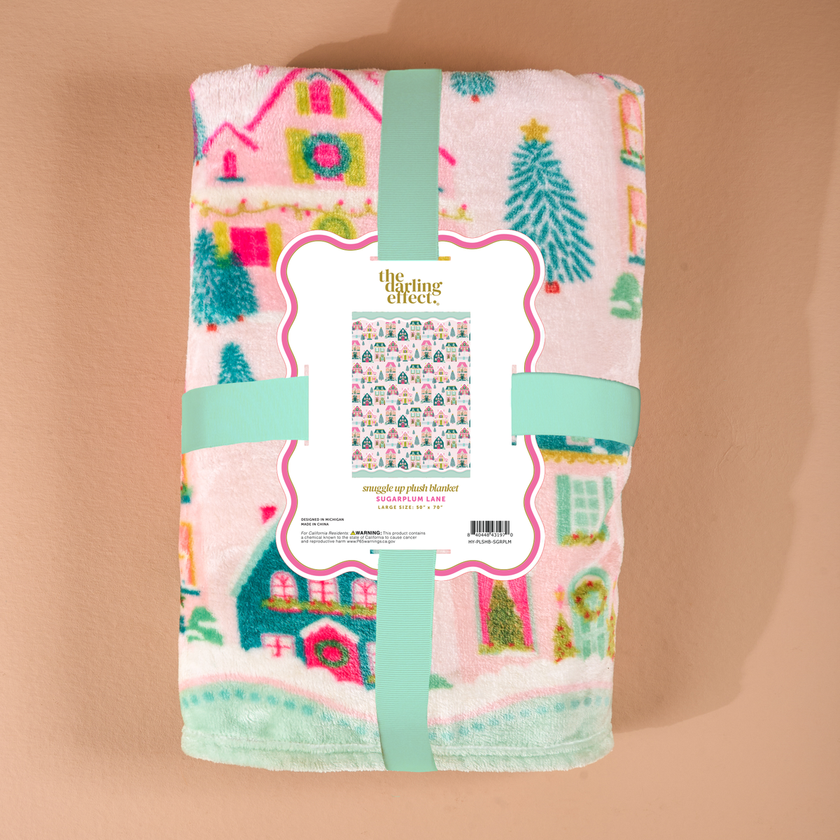 Snuggle Up Plush Blanket-Sugarplum Lane