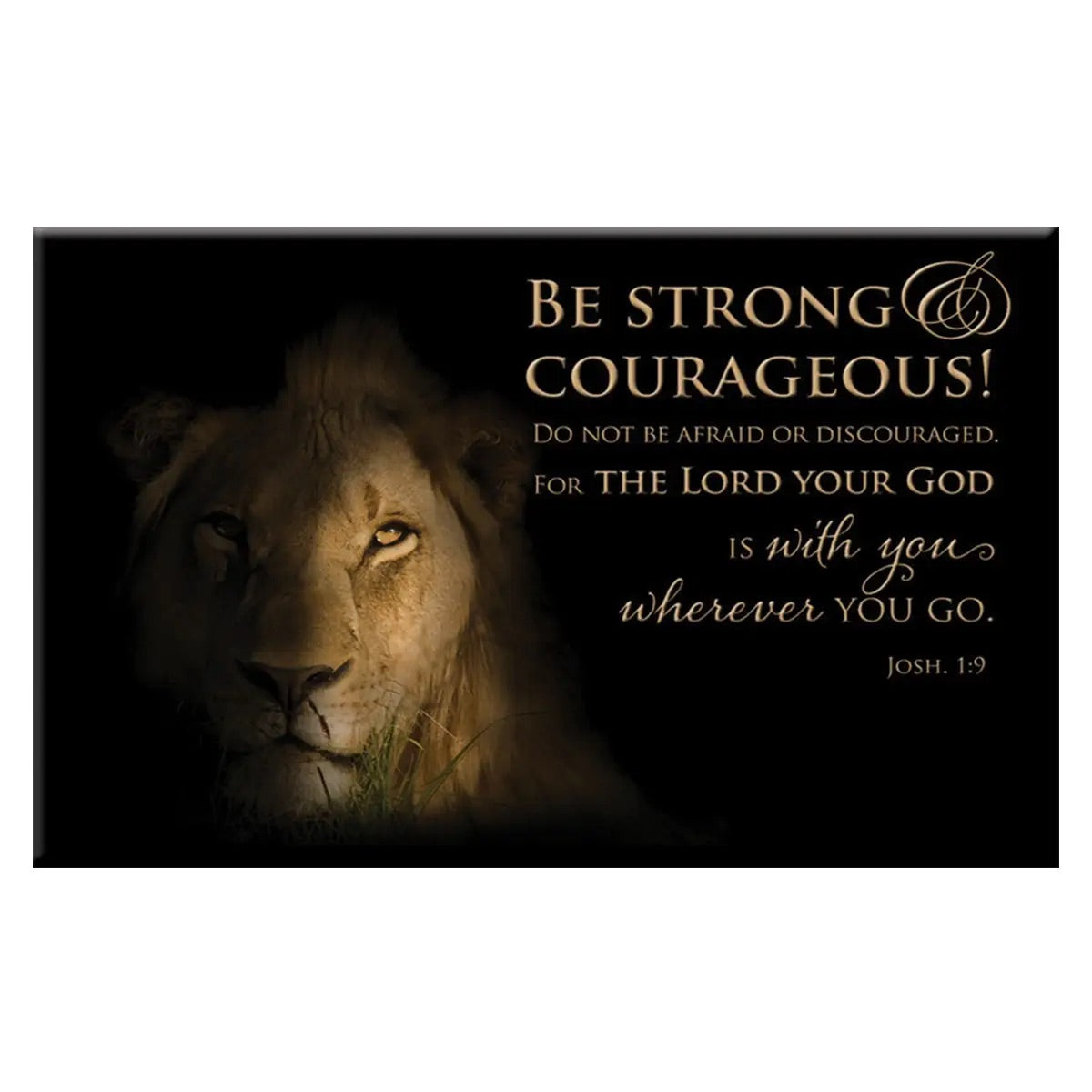 Magnet Be Strong and Courageous